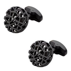 Black Cufflink for Formal Event, Gifting, Groomsmen, Wedding Party